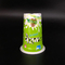 180ml Koppen van de de Yoghurt de Plastic Koppen Bevroren Yoghurt van de voedselrang met Aluminiumfoliedeksels